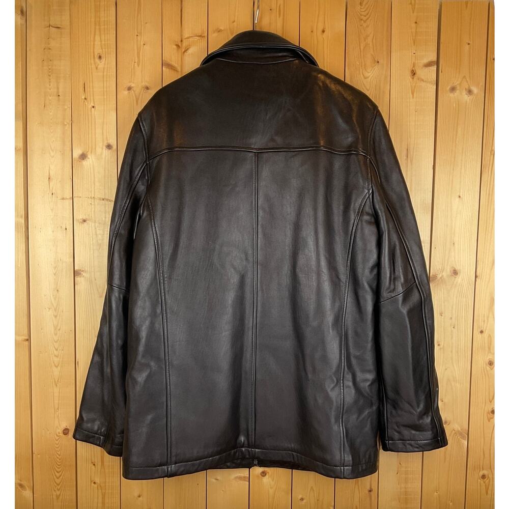 Men's Wilsons Leather Bomber Jacket with Removeable Lining, Black - Size M - Picture 2 of 8